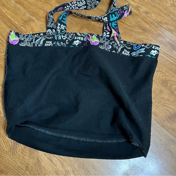 Aeropostale Multicolor Graphics Print Canvas Fabric large Tote Bag - Picture 4 of 8